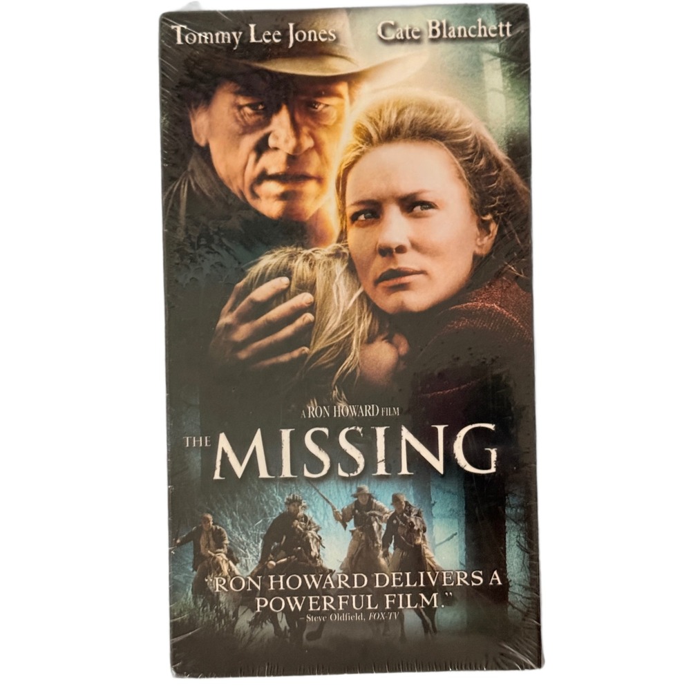 The Missing VHS Tommy Lee Jones Cate Blanchett Ron Howard Western Movie NEW